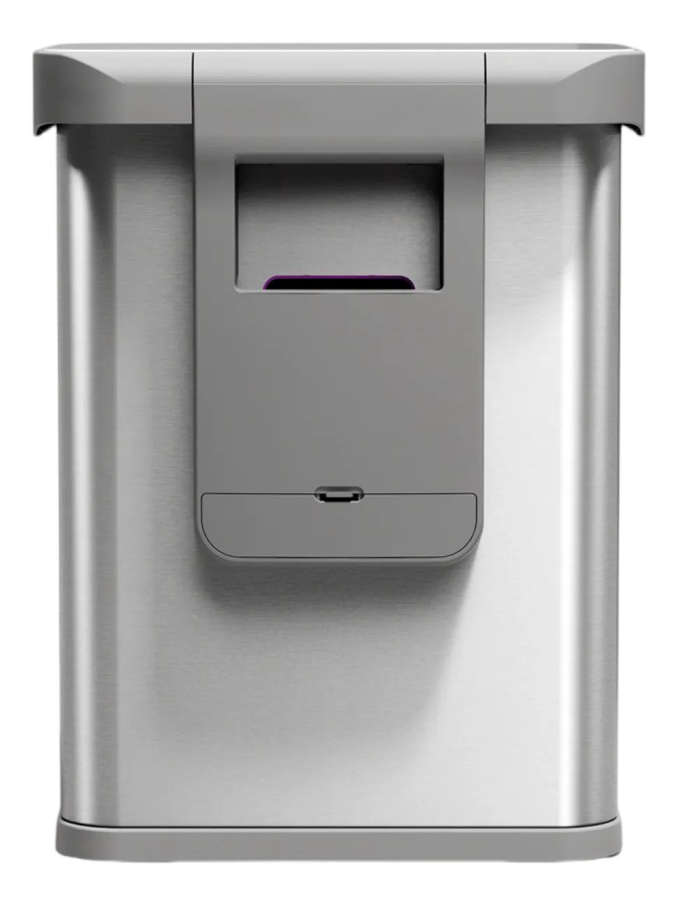 Prullenbak Simplehuman Rechthoekig Met Sensor Geborsteld Staal 58L