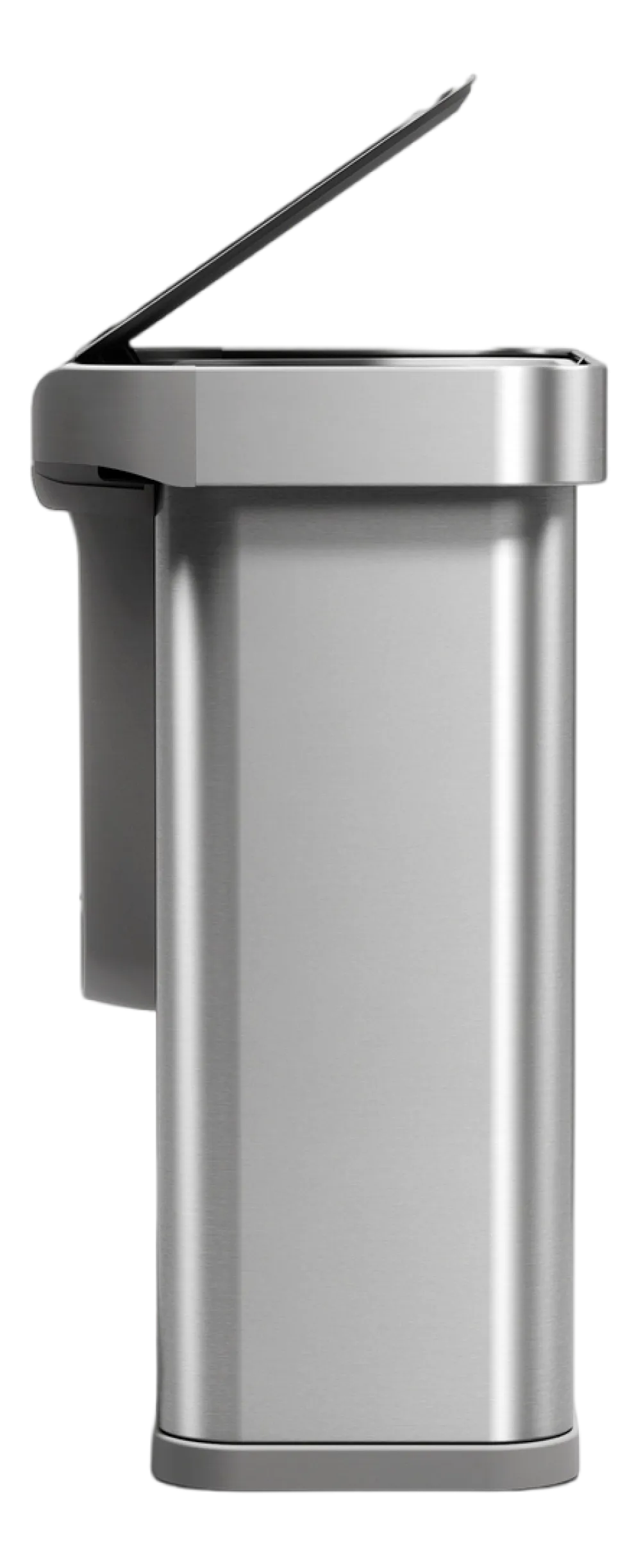 simplehuman Prullenbak Rechthoekig Met Sensor Recycle Geborsteld Staal 34+24L Hot