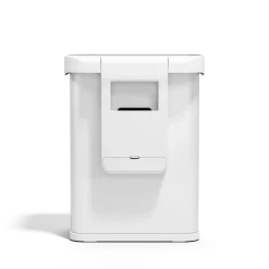 simplehuman Prullenbak Rechthoekig Met Sensor Wit Staal 58L Sale