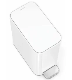 simplehuman Prullenbak Slim Wit 5L New