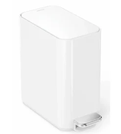simplehuman Prullenbak Slim Wit 5L New