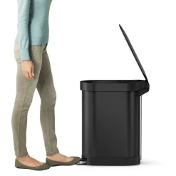 simplehuman Prullenbak Slim Zwart 45L 2023 New