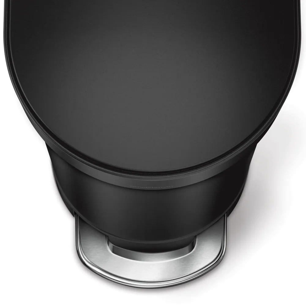simplehuman Prullenbak Slim Zwart 45L 2023 New