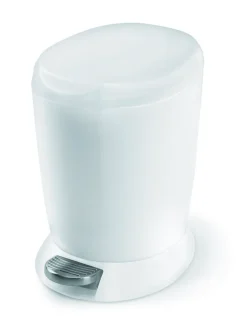 simplehuman Prullenbak Slim Round Wit 6L Clearance