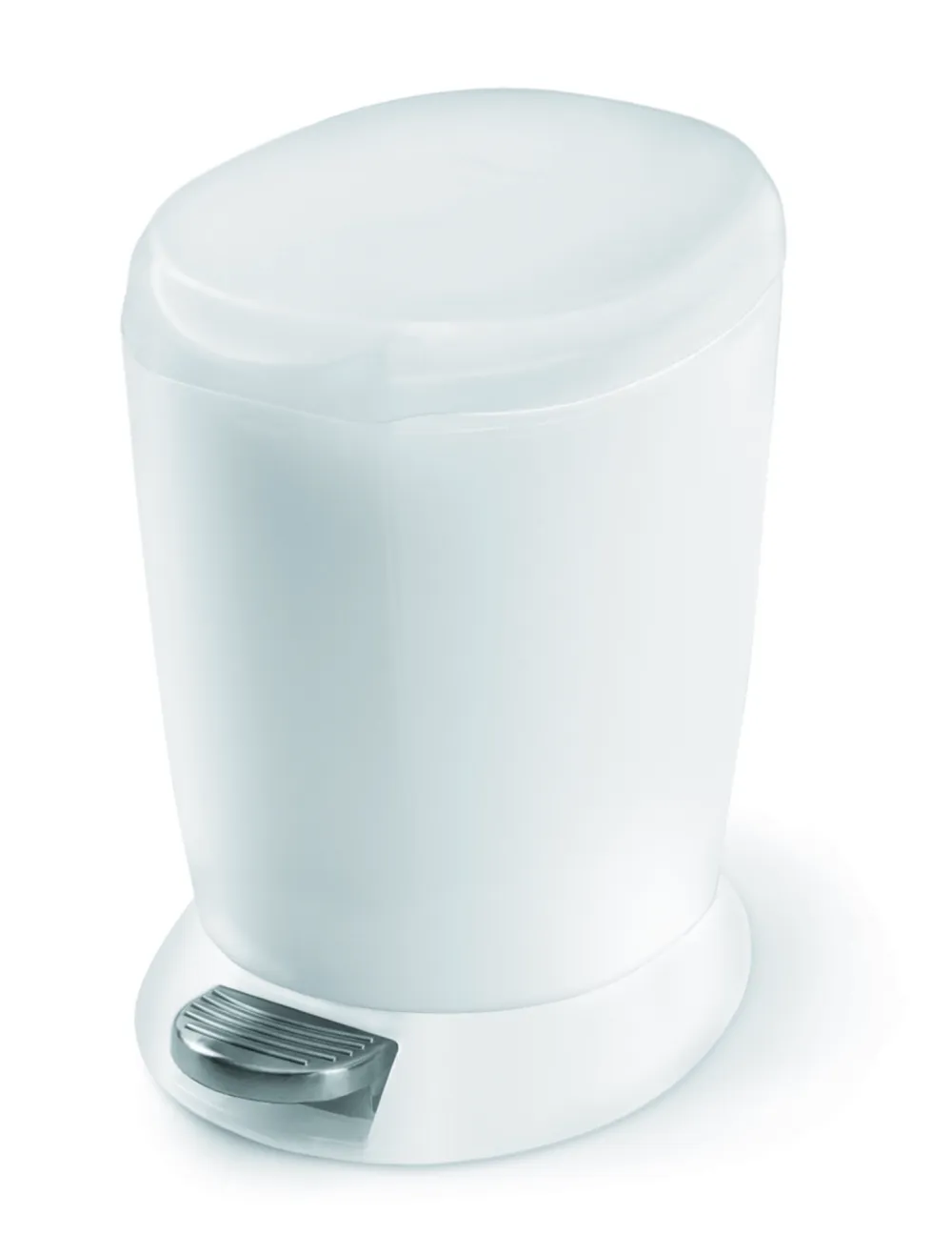 simplehuman Prullenbak Slim Round Wit 6L Clearance