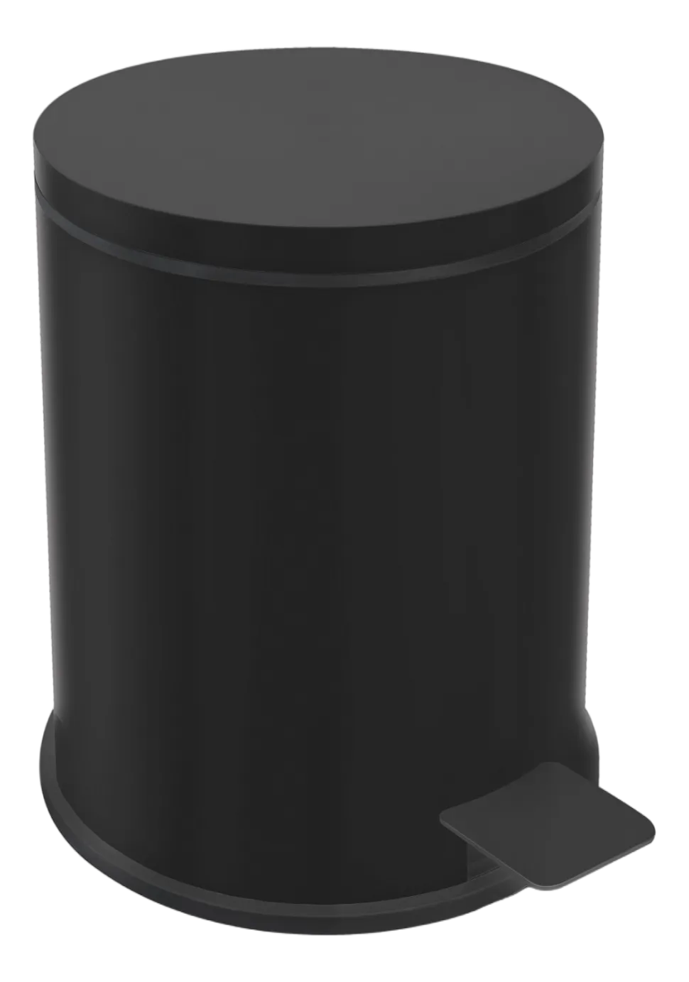 Prullenbak Zack Vasca Zwart 3 L