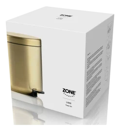 Prullenbak Zone Denmark Ume Brass Finish