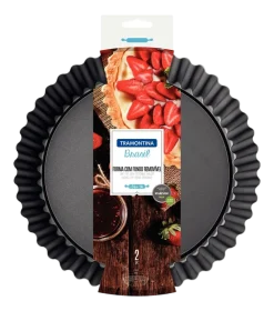 Tramontina Quiche- en Taartvorm Brasil Zwart 24 cm Outlet