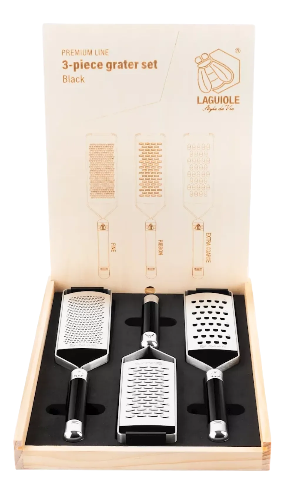 Raspenset Laguiole Style de Vie Premium Line (3-delig)