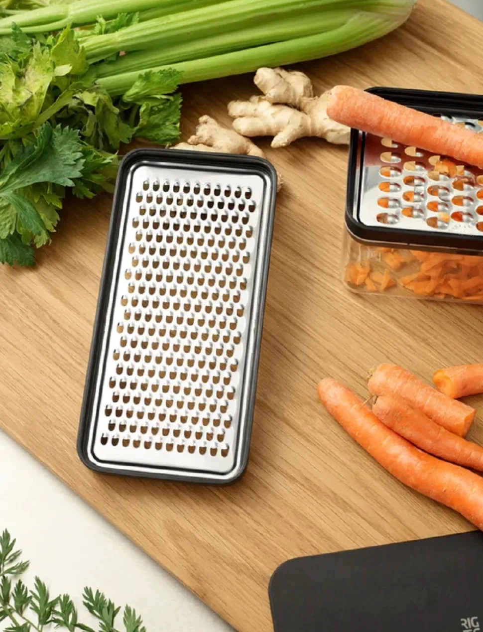 Rasp Rig-Tig Grate-It met Container Black