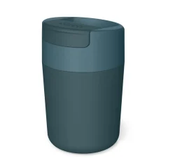 Joseph Joseph Reisbeker Sipp Met Flip top Dop 340 ml Blauw Outlet