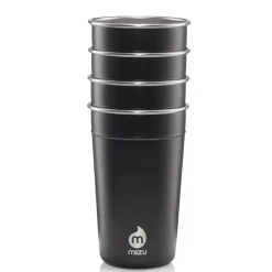 Reisbeker Mizu Party Cup Black 500ml (4-Delig)