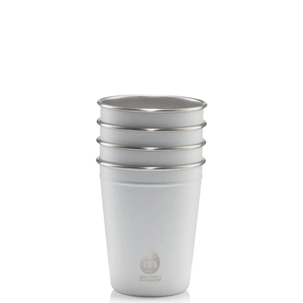 Reisbeker Mizu Party Cup White 300ml (4-Delig)