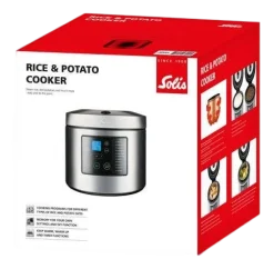 Solis Rijst- & Aardappelkoker Zilver Discount