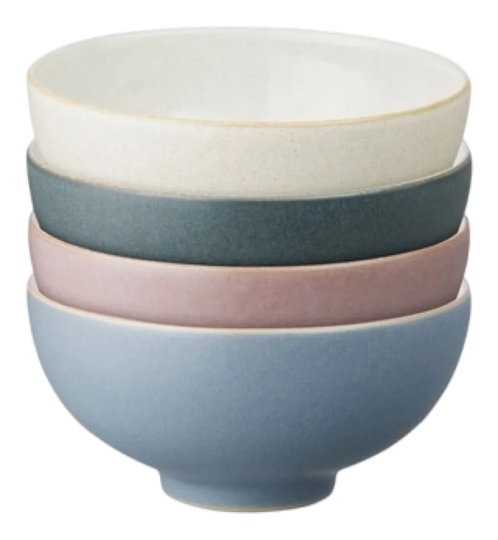 Rijstkom Denby Impression Mixed 480 ml (Set van 4)