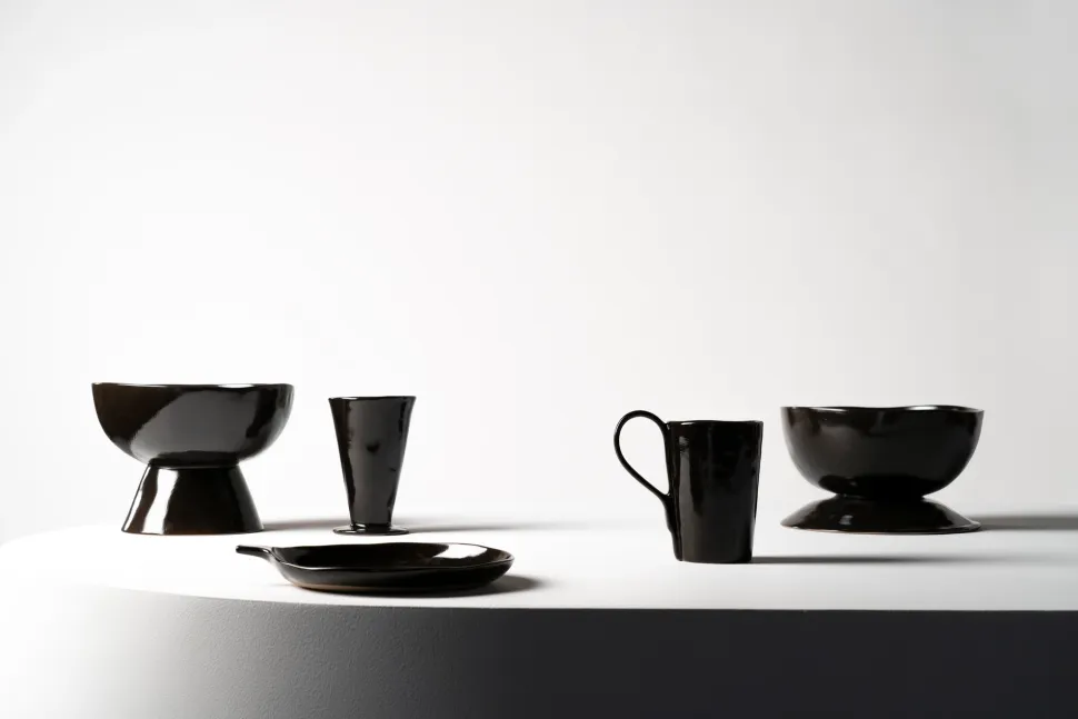 Ristrettokop Serax La Mère Tableware By Marie Michielssen Dark Brown 60 ml