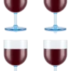 Rode Wijnglas Bodum Oktett Kunststof Blue Moon 250 ml (Set van 4)