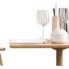 Rode Wijnglas Bolia Rheolog Clear Wavy Crystal Glass (Set van 2)