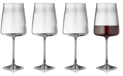 Rode Wijnglas Lyngby Glas Krystal Zero Clear 540 ml (4-delig)