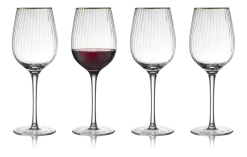 Rode Wijnglas Lyngby Palermo Transparent 400 ml (Set van 4)