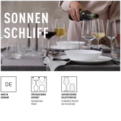 Rode Wijnglas Ritzenhoff Sonnenschliff 536 ml (Set van 2)