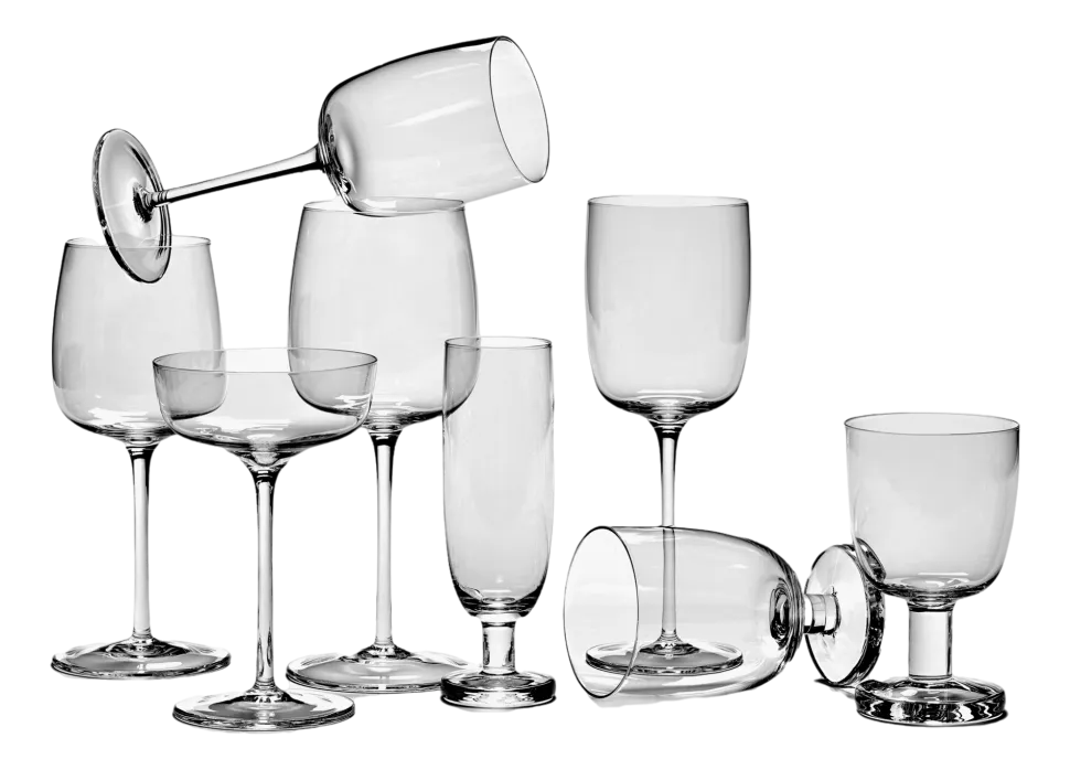 Rode Wijnglas Serax Passe-Partout Glassware By Vincent Van D Transparent 450 ml