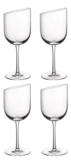 Villeroy & Boch Rode Wijnglas NewMoon 405 ml (Set van 4)