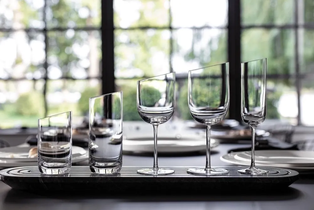 Villeroy & Boch Rode Wijnglas NewMoon 405 ml (Set van 4)