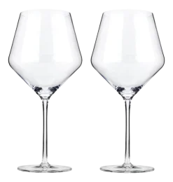 Rode Wijnglas Viski Angled Crystal 621 ml (Set van 2)