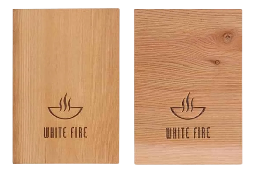 White Fire Rookplankje Ceder Small (Set van 2) New
