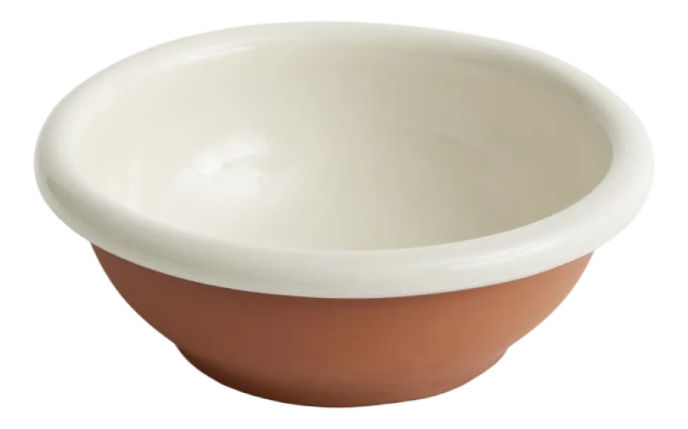 Salad Bowl HAY Barro Off-White Large Ø26 x H9