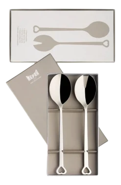 Saladebestek Mepra Evento Zilver (2-delig)