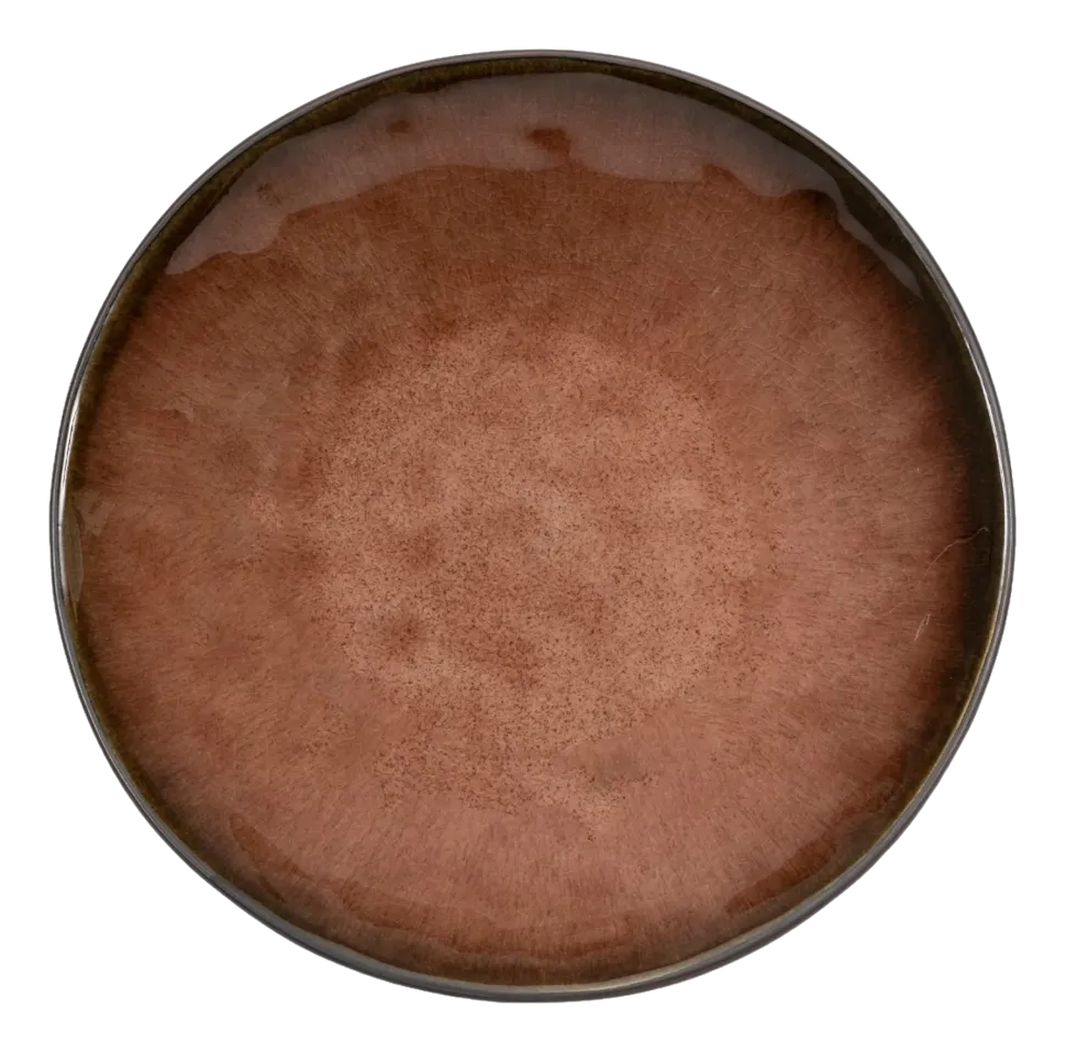 Saladeschaal Serax Pure Tableware By Pascale Naessens Black Brown 23,5 x 4,5 cm