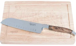 Santokumes Laguiole Style de Vie Luxury Line Olijfhout Snijplank