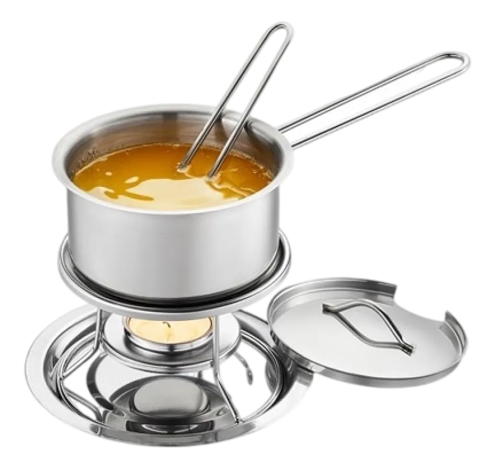 Saus- En Boterwarmerset Gefu Caloric Zilver (6-Delig)