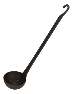 Sauslepel Paderno Series 12900 Pa+plus Black 6,5 cm Geperforeerd