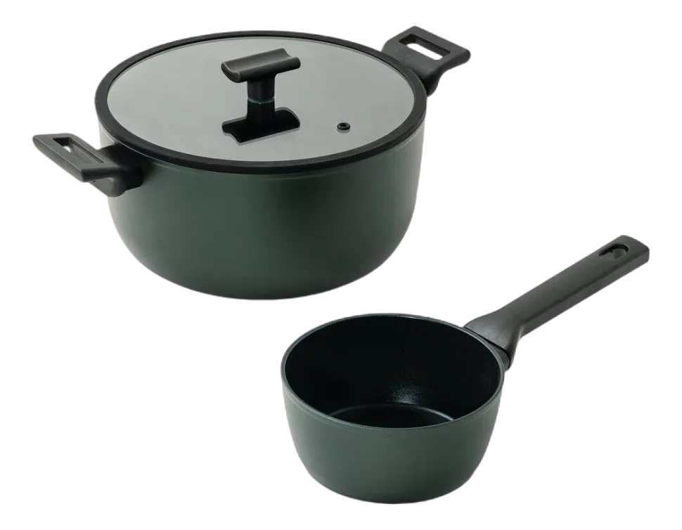 Sauspan Sambonet Titan Pro Green Double Induction 2 Handles 24 cm