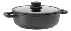 Sauteerpan Antikleef met dubbele handgreep en Deksel BergHOFF Leo Line Stone + 28cm