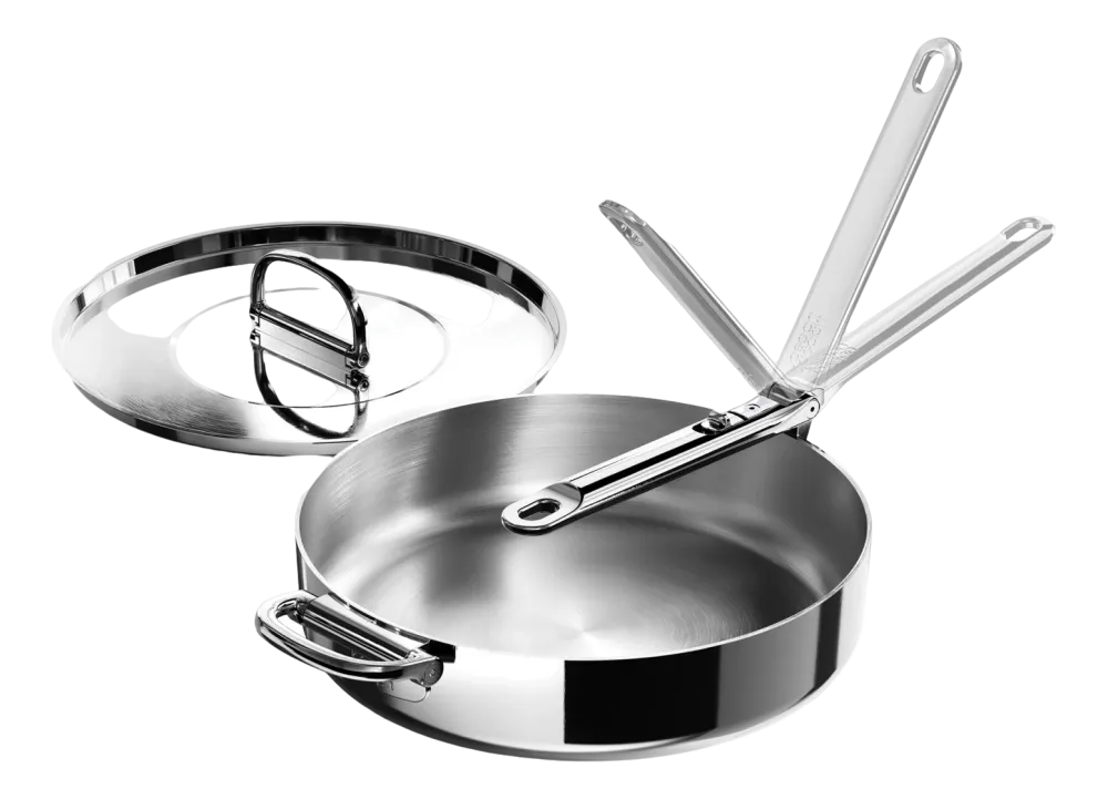 Joseph Joseph Sauteerpan Space Steel With Lid 28cm Discount