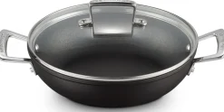 Sauteerpan Le Creuset TNS Provençaals Mat Zwart met Deksel 26 cm