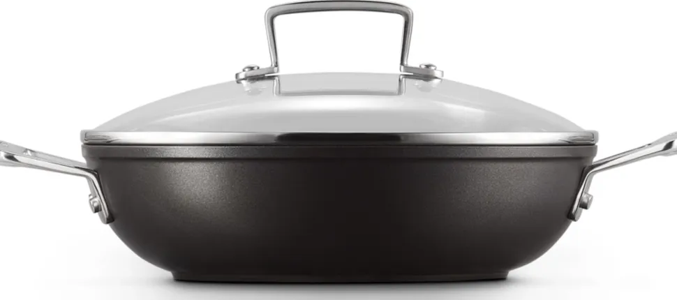 Sauteerpan Le Creuset TNS Provençaals Mat Zwart met Deksel 26 cm