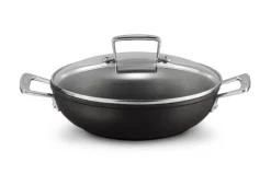 Sauteerpan Le Creuset TNS Provençaals Mat Zwart met Deksel 24 cm