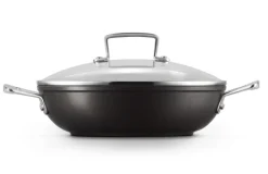 Sauteerpan Le Creuset TNS Provençaals Mat Zwart met Deksel 24 cm