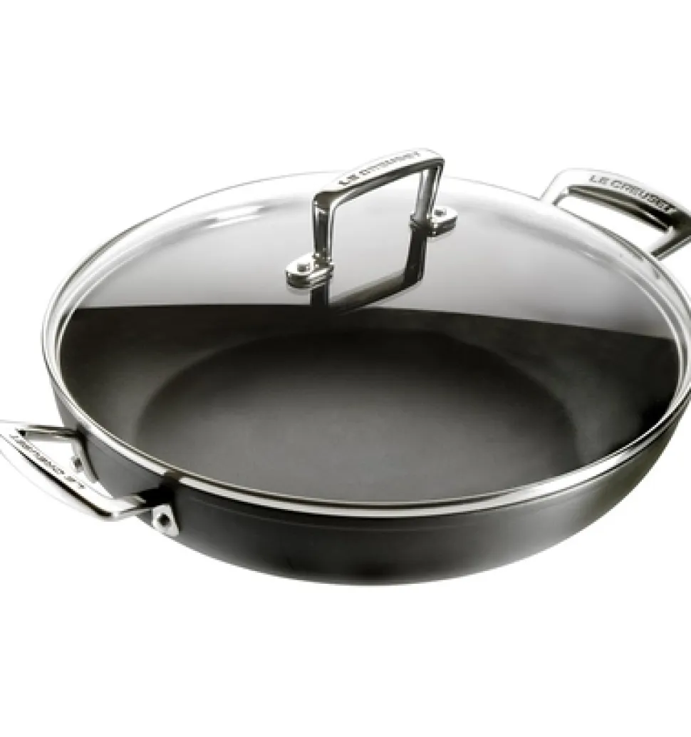 Sauteerpan Le Creuset TNS Provençaals Mat Zwart met Deksel 24 cm