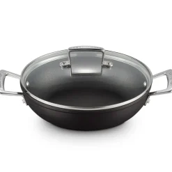 Sauteerpan Le Creuset TNS Provençaals Mat Zwart met Deksel 24 cm