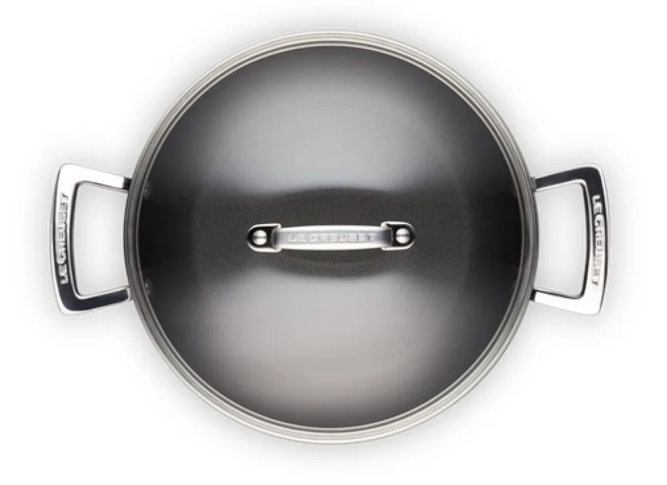 Sauteerpan Le Creuset TNS Provençaals Mat Zwart met Deksel 24 cm