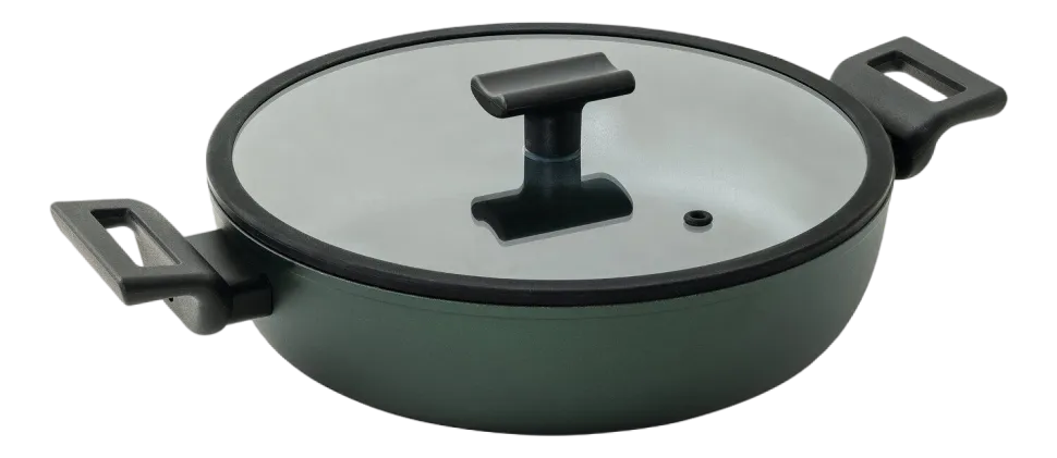 Sauteerpan Sambonet Titan Pro Green Double Induction 2 Handles 24 cm