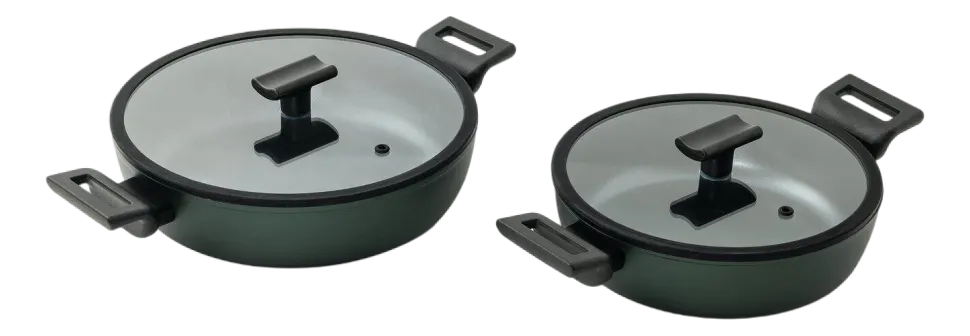 Sauteerpan Sambonet Titan Pro Green Double Induction 2 Handles 24 cm