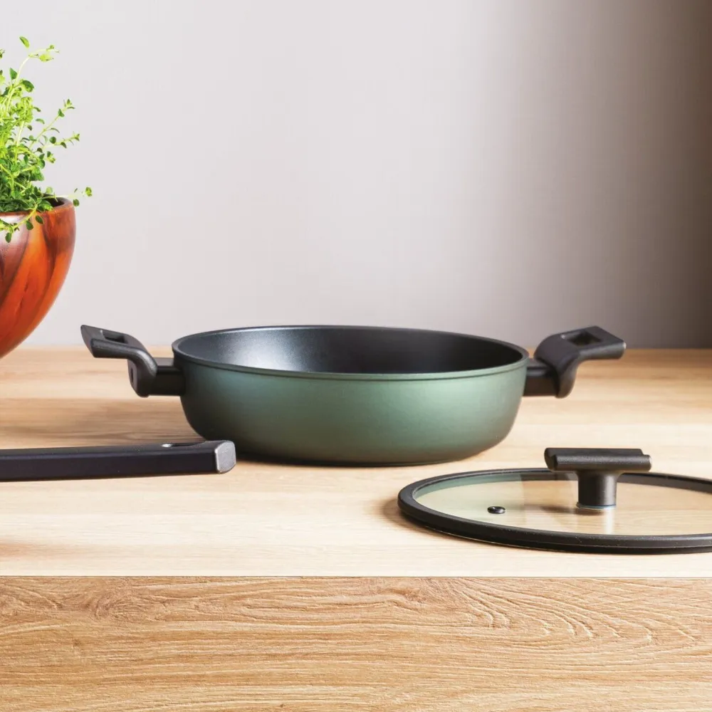 Sambonet Sauteerpan Titan Pro Green Double Induction 2 Handles 28 cm Best