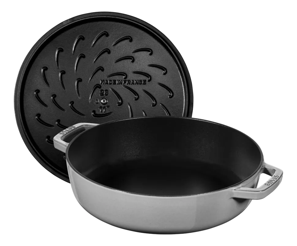 Sauteerpan Staub Chistera Grafietgrijs 24 cm